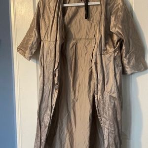 Gold evening over coat